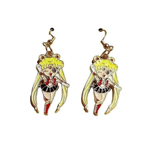 Sailor Moon Kawaii Dangle Earrings - Picture 1 of 2